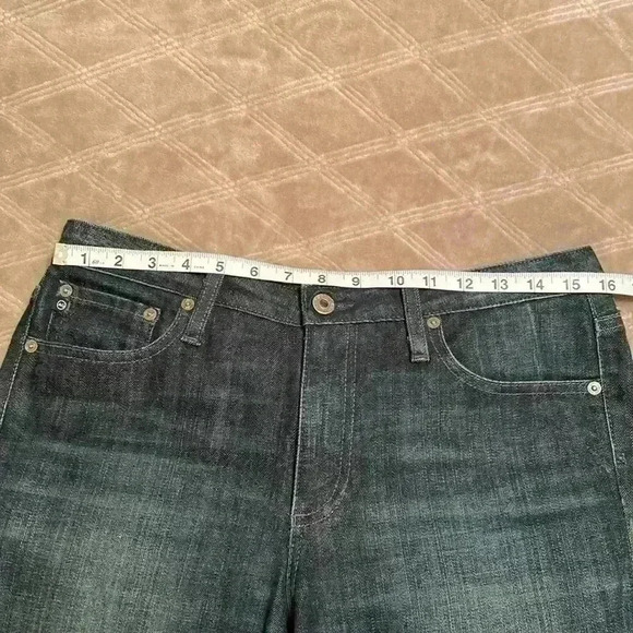 Adriano Goldschmied Mid-Rise Angel Boot Fit Dark Wash Denim Jeans in Size 10-12. - Picture 10 of 14